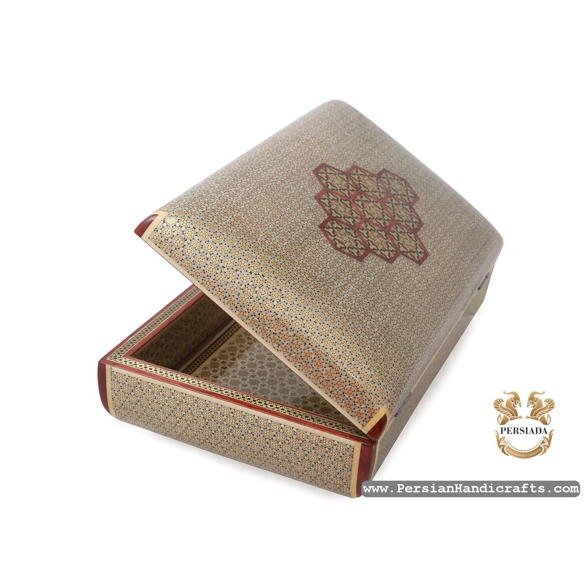Jewellery Box | In & Out Khatam Marquetry | HKH7113-Persian Handicrafts