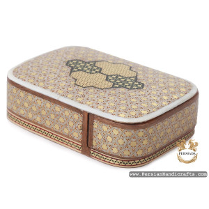 Slide in Box | Classy Khatam Marquetry | HKH7114-Persian Handicrafts