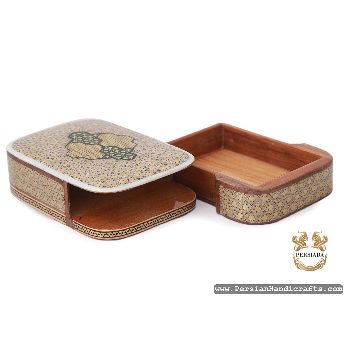 Slide in Box | Classy Khatam Marquetry | HKH7114-Persian Handicrafts