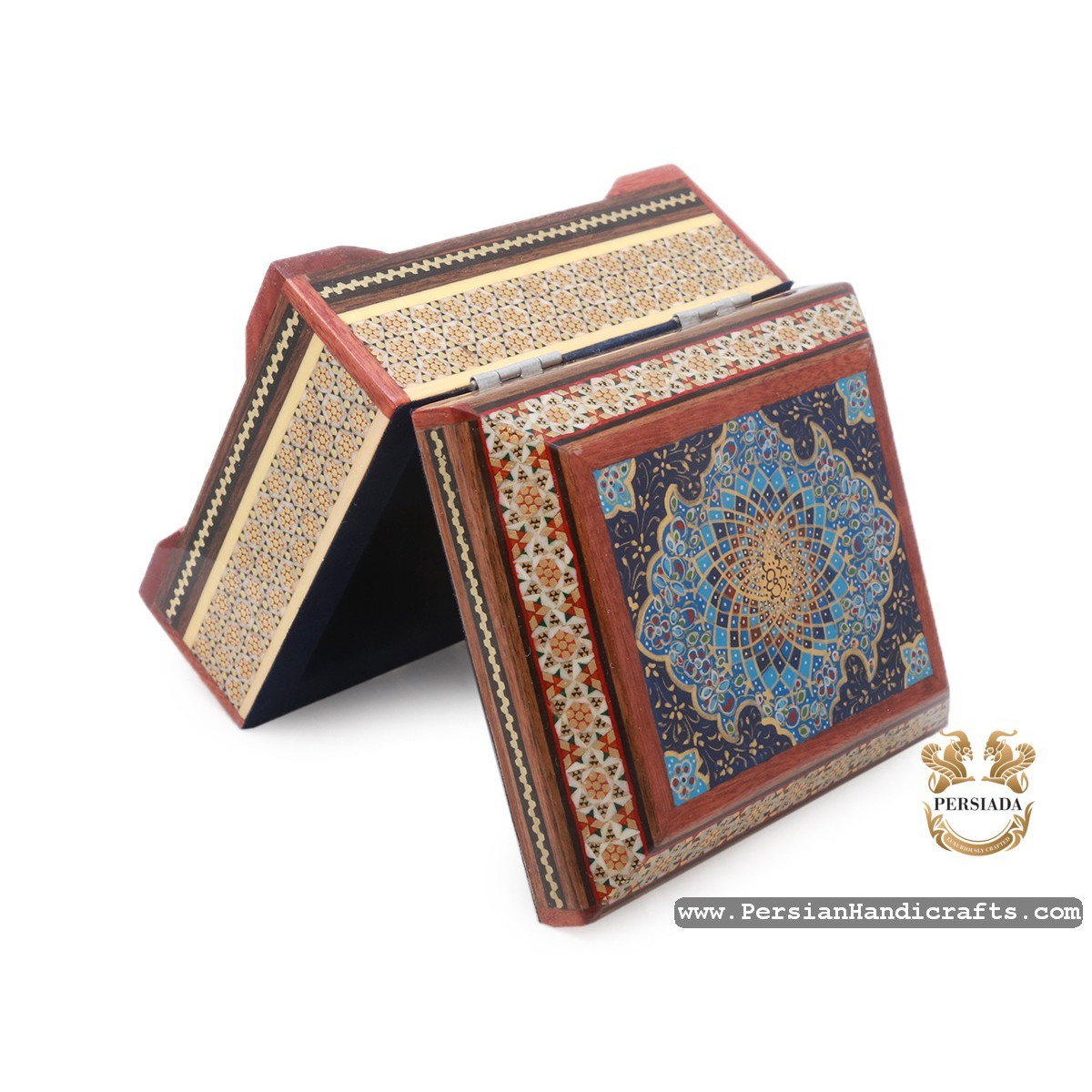 Jewellery Box Set | Miniature Khatam Marquetry | HKH7117-Persian Handicrafts