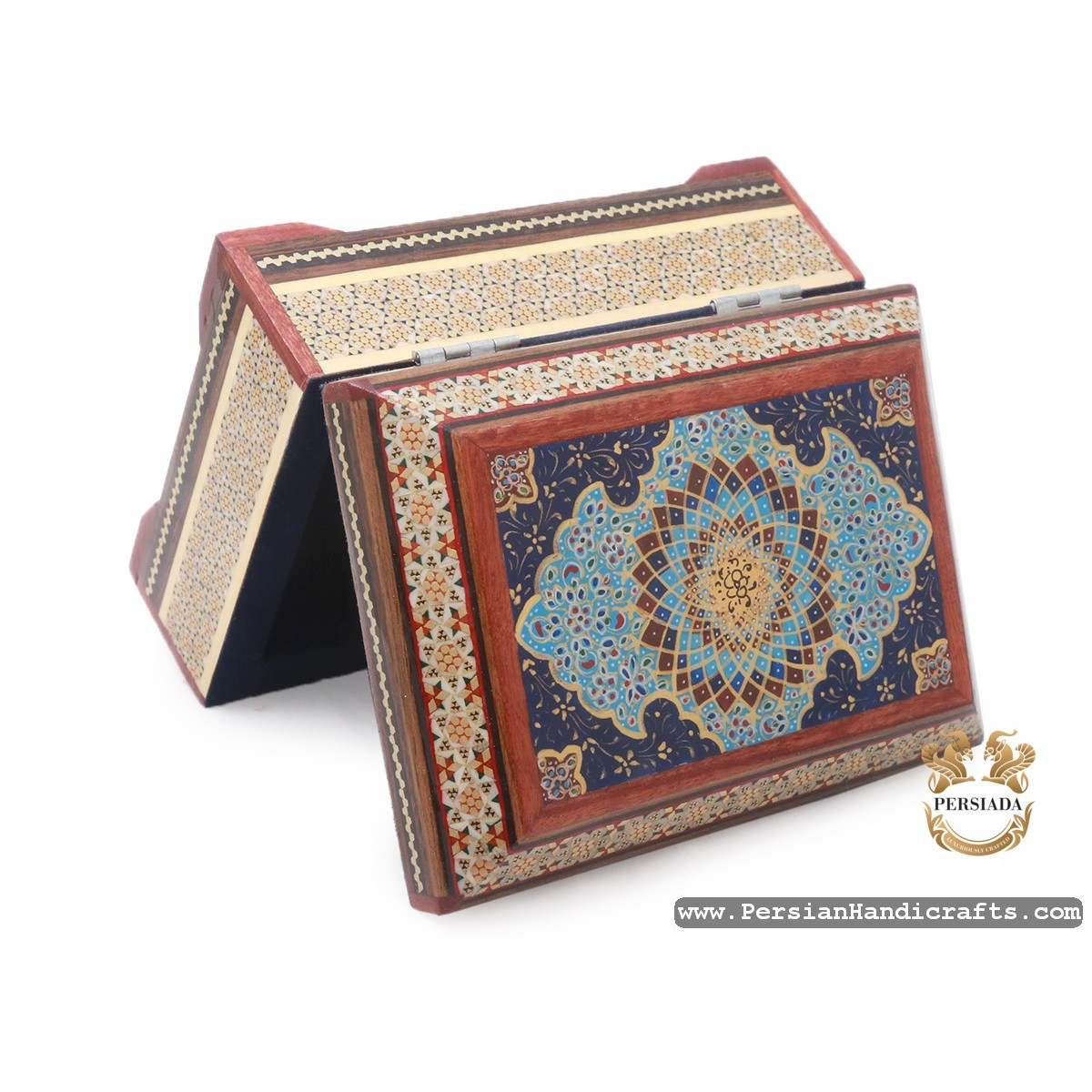 Jewellery Box Set | Miniature Khatam Marquetry | HKH7117-Persian Handicrafts