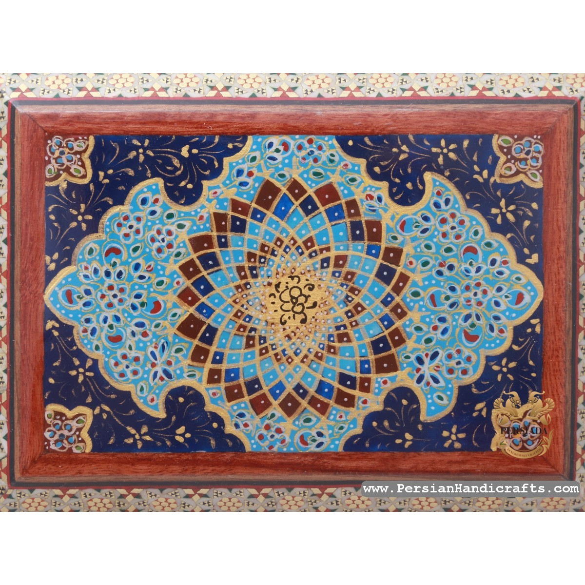 Jewellery Box Set | Miniature Khatam Marquetry | HKH7117-Persian Handicrafts