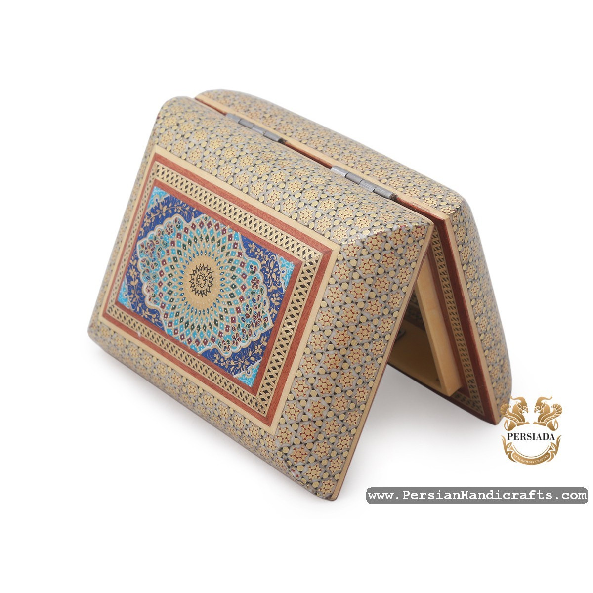 Jewellery Box | In & Out Khatam Marquetry | HKH7118-Persian Handicrafts