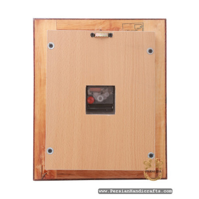 Minakari Clock Khatam Frame | Enamel On Marquetry | HKH7119 Minakari Clock Khatam Frame | Enamel On Marquetry | HKH7119