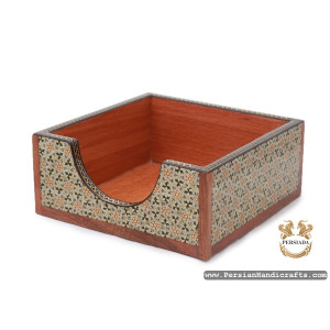 Notepaper Pen Holder | Classic Khatam Marquetry | HKH7121-Persian Handicrafts