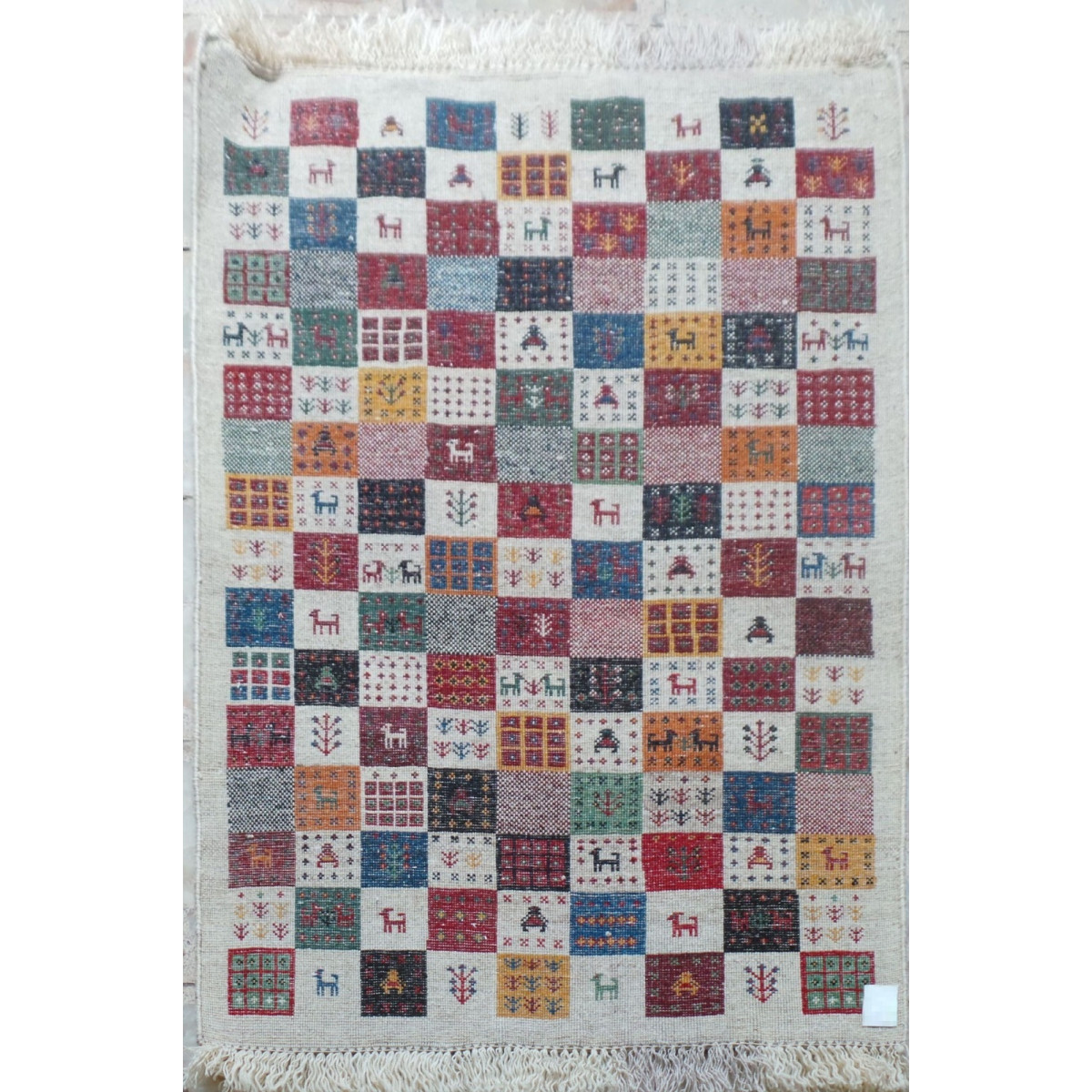 Persian Wool Gabbeh Rug - PRG154-Persian Handicrafts
