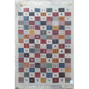 Persian Wool Gabbeh Rug - PRG154-Persian Handicrafts