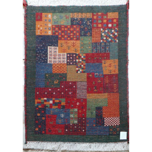 Persian Wool Gabbeh Rug - PRG187-Persian Handicrafts