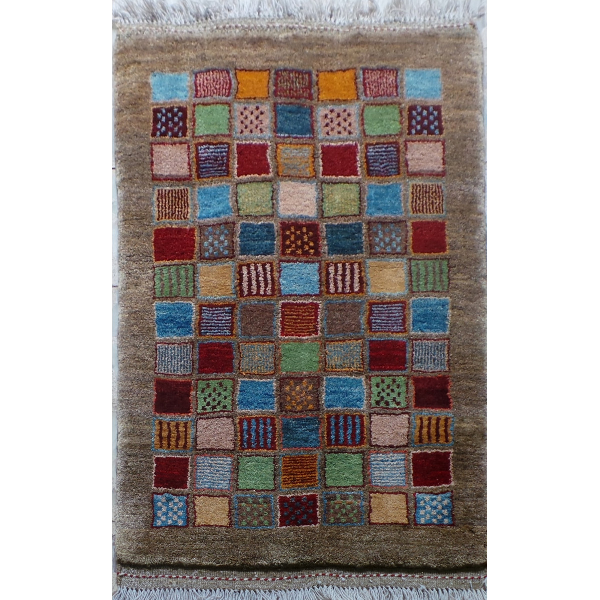 Persian Wool Gabbeh Rug - PRG204-Persian Handicrafts