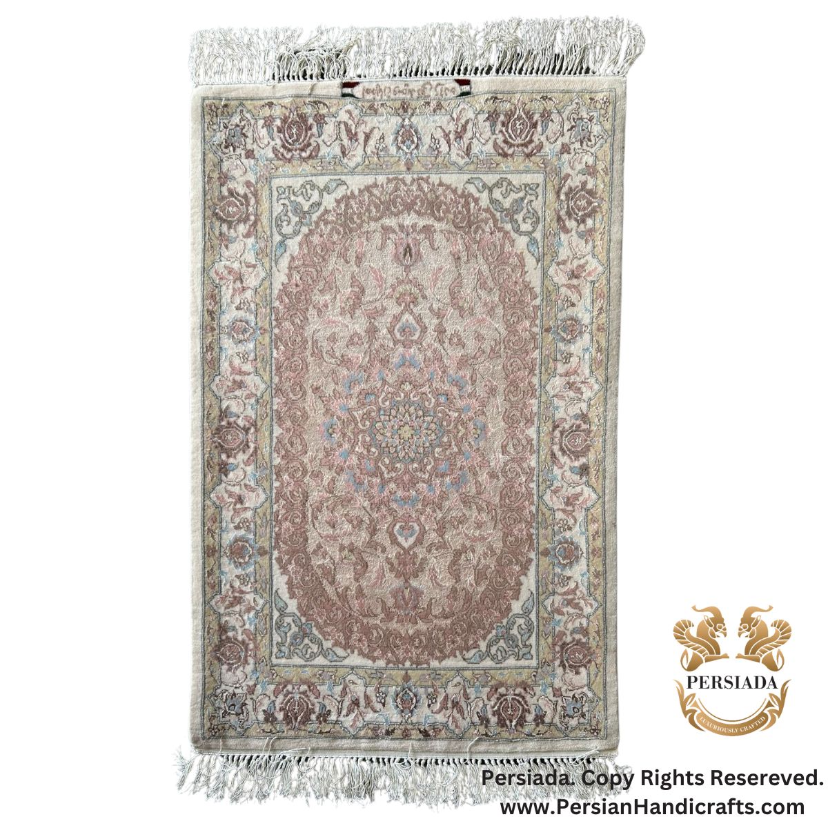 Handmade Silk | Isfahan Persian Rug | RI8003-Persiada Persian Handicrafts