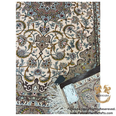 Handmade Wool Silk | Isfahan Persian Rug | RI8007 Handmade Wool Silk | Isfahan Persian Rug | RI8007