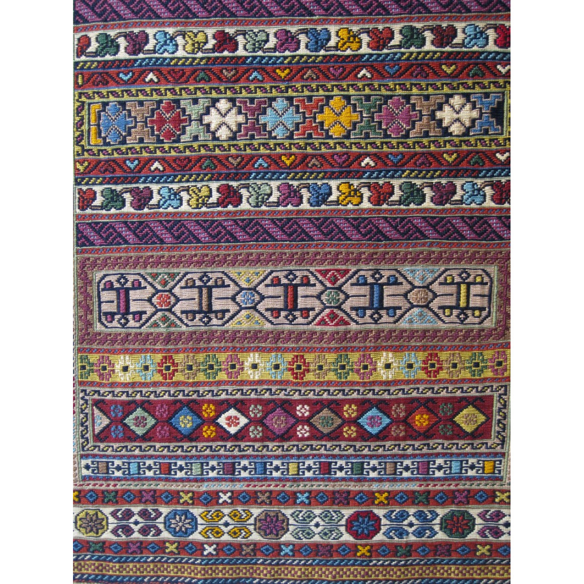 Premium Sirjan Kilim Rug - RQ4057-Persian Handicrafts