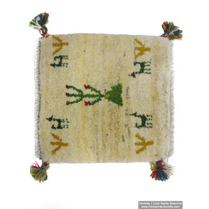Gabbeh Wool Rug from Persian Ghashghai Nomads - RG5002-Persian Handicrafts