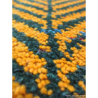 Gabbeh Wool Rug from Persian Ghashghai Nomads - RG5003 Gabbeh Wool Rug from Persian Ghashghai Nomads - RG5003