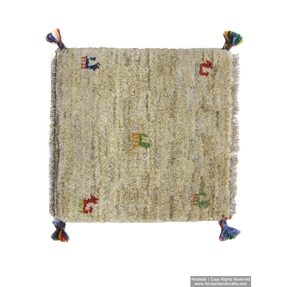 Gabbeh Wool Rug from Persian Ghashghai Nomads - RG5004-Persian Handicrafts