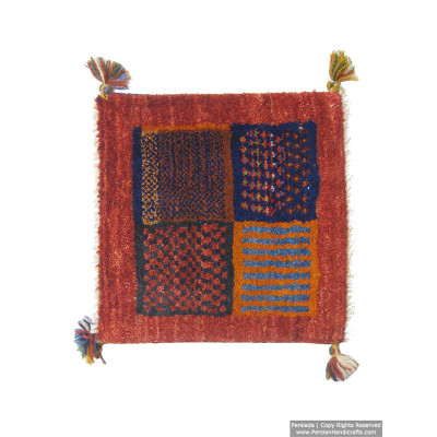 Gabbeh Wool Rug from Persian Ghashghai Nomads - RG5007