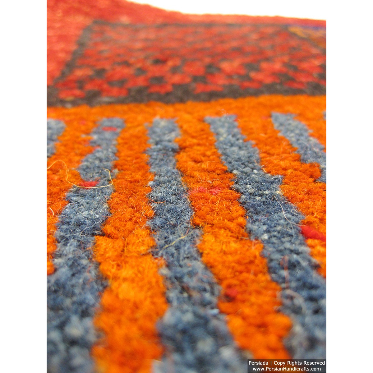 Gabbeh Wool Rug from Persian Ghashghai Nomads - RG5007-Persian Handicrafts