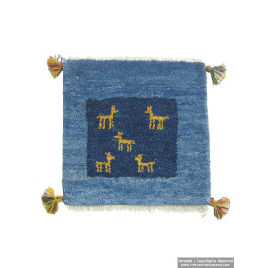 Gabbeh Wool Rug from Persian Ghashghai Nomads - RG5008-Persian Handicrafts