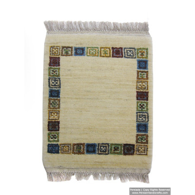 Gabbeh Wool Rug from Persian Ghashghai Nomads - RG5010