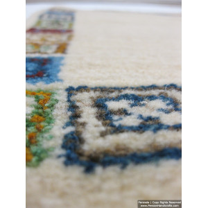 Gabbeh Wool Rug from Persian Ghashghai Nomads - RG5010-Persian Handicrafts