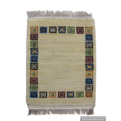 Gabbeh Wool Rug from Persian Ghashghai Nomads - RG5011