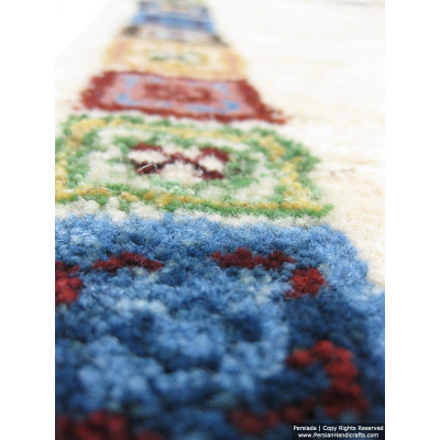 Gabbeh Wool Rug from Persian Ghashghai Nomads - RG5011 Gabbeh Wool Rug from Persian Ghashghai Nomads - RG5011