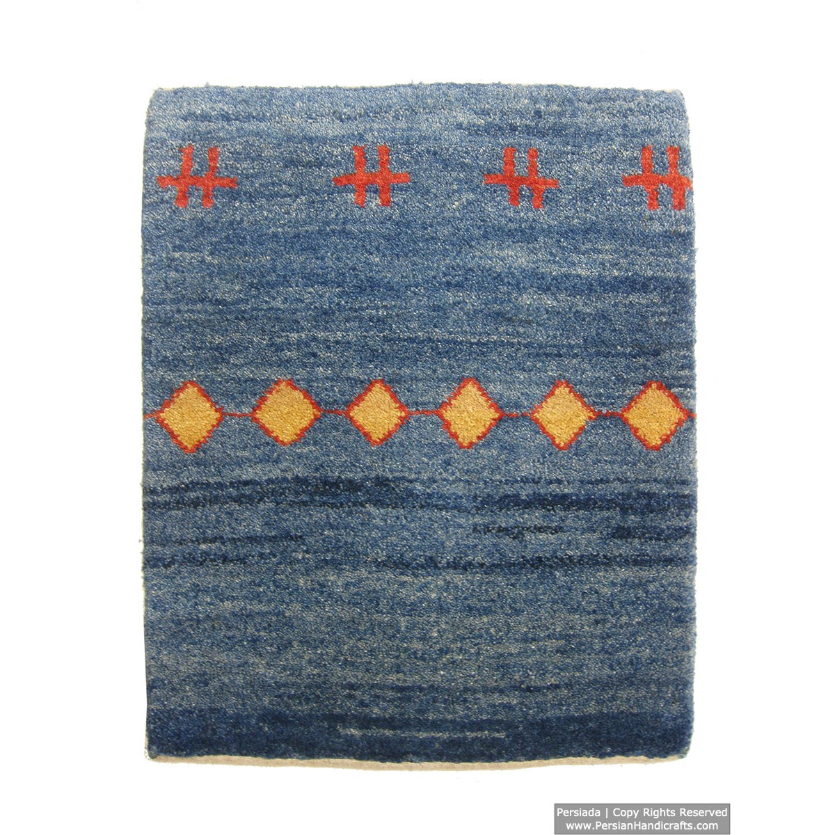 Gabbeh Wool Rug from Persian Ghashghai Nomads - RG5013-Persian Handicrafts