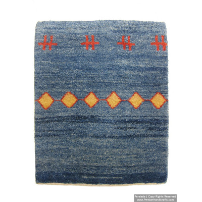 Gabbeh Wool Rug from Persian Ghashghai Nomads - RG5013
