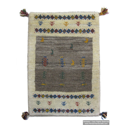 Gabbeh Wool Rug from Persian Ghashghai Nomads - RG5015