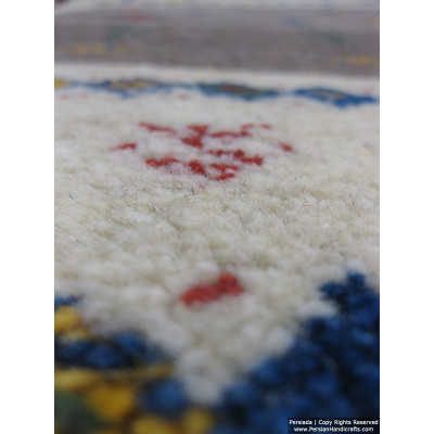 Gabbeh Wool Rug from Persian Ghashghai Nomads - RG5015