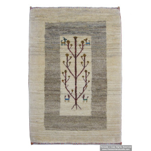 Gabbeh Wool Rug from Persian Ghashghai Nomads - RG5016-Persian Handicrafts