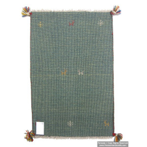 Gabbeh Wool Rug from Persian Ghashghai Nomads - RG5017-Persian Handicrafts