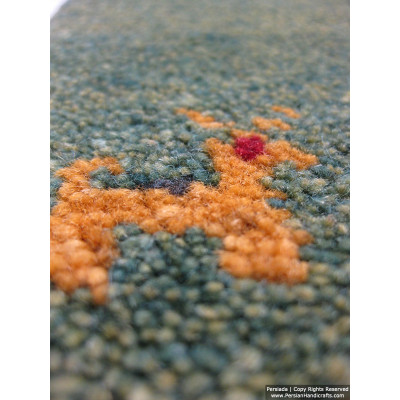 Gabbeh Wool Rug from Persian Ghashghai Nomads - RG5017