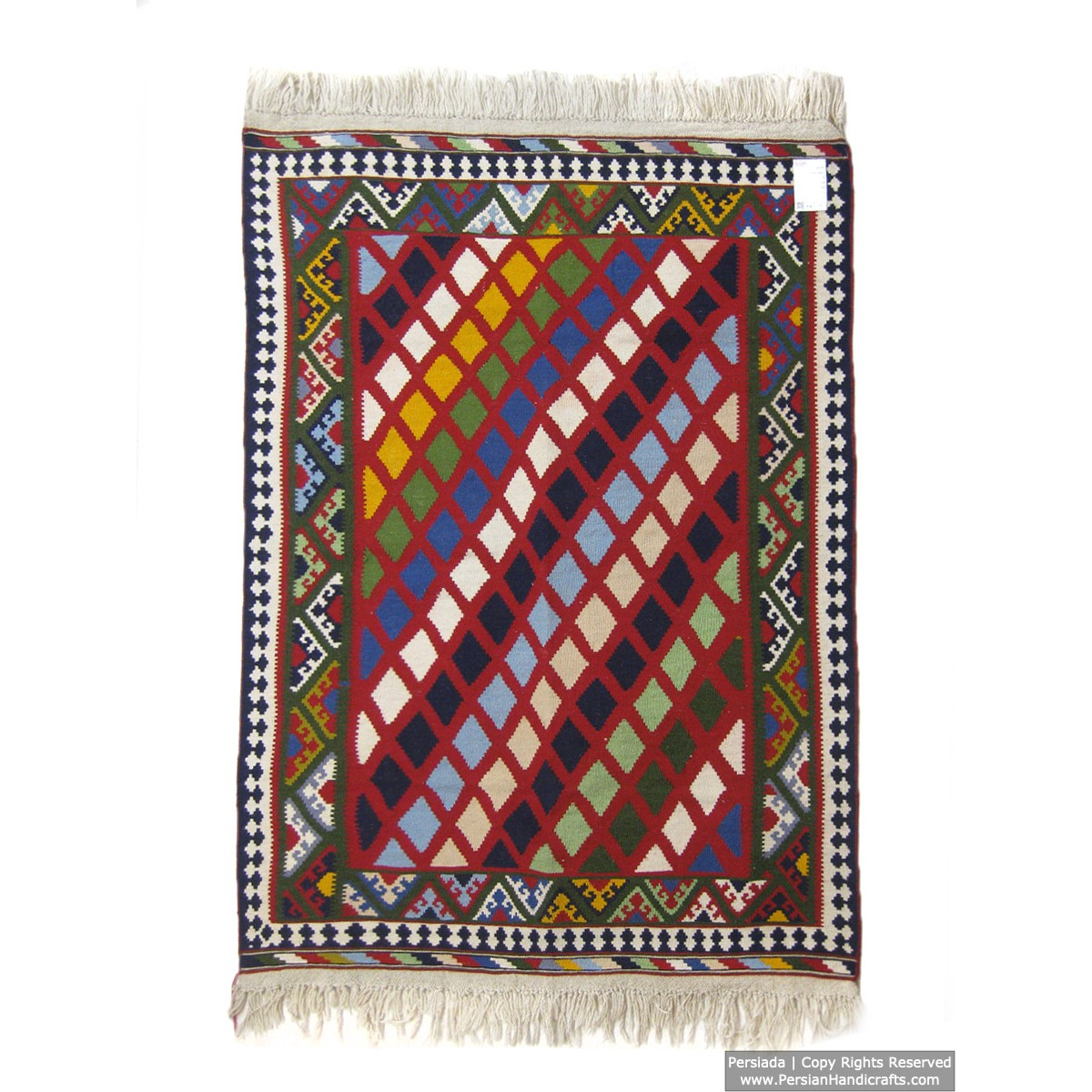 Medalion Design Persian Kilim Rug  -  RK5002-Persian Handicrafts