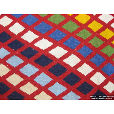 Medalion Design Persian Kilim Rug  -  RK5002 Medalion Design Persian Kilim Rug  -  RK5002