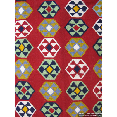 Medalion Design Persian Kilim Rug  -  RK5003 Medalion Design Persian Kilim Rug  -  RK5003