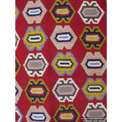 Medalion Design Persian Kilim Rug  -  RK5005 Medalion Design Persian Kilim Rug  -  RK5005