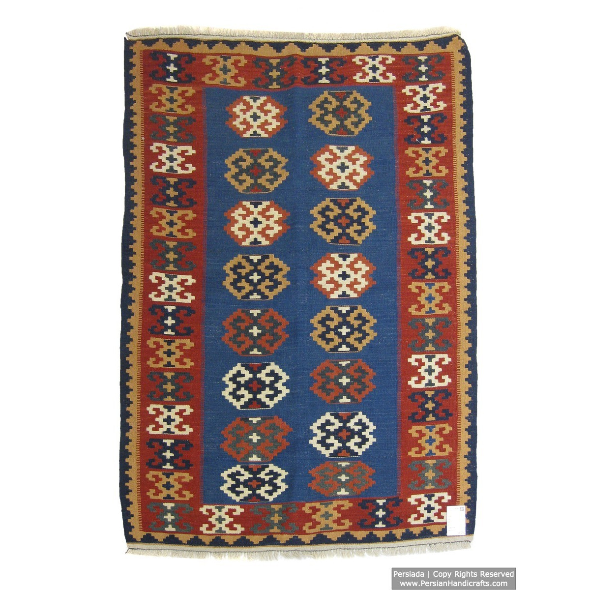 Medalion Design Persian Kilim Rug  -  RK5011-Persian Handicrafts