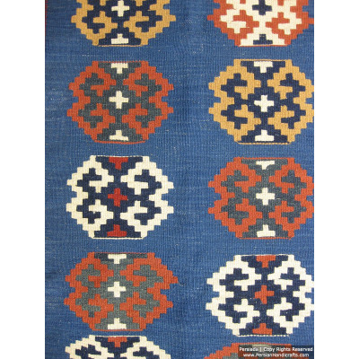 Medalion Design Persian Kilim Rug  -  RK5011 Medalion Design Persian Kilim Rug  -  RK5011