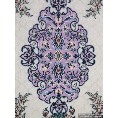 Medallion Design Wool & Cotton Naein Persian Rug  -  RN5012