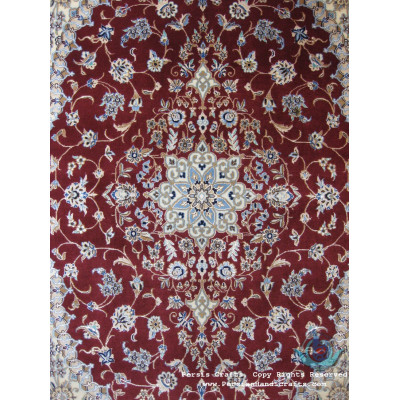 ★ Premium Persian Medialion Habibian Nain Rug - RN4031 ★ Premium Persian Medialion Habibian Nain Rug - RN4031