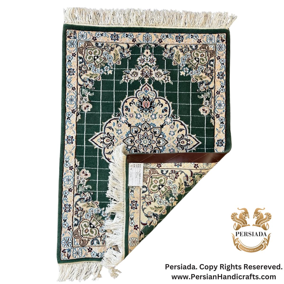 Handmade Wool Silk | Nain Persian Rug | RN8001-Persiada Persian Handicrafts