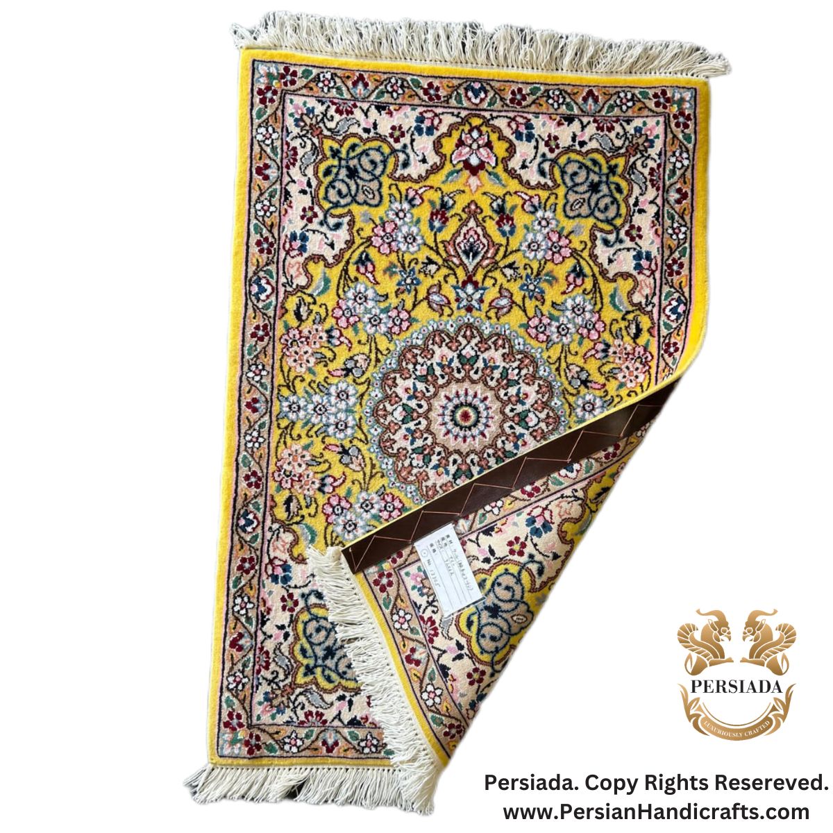 Handmade Cotton Wool | Nain Persian Rug | RN8007-Persiada Persian Handicrafts