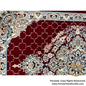 Handmade Cotton Wool | Nain Persian Rug | RN8011-Persiada Persian Handicrafts