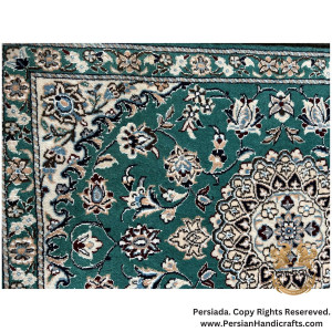 Handmade Cotton Wool | Nain Persian Rug | RN8012-Persiada Persian Handicrafts