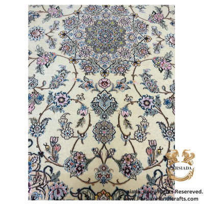 Handmade Wool Silk | Nain Persian Rug | RN8014