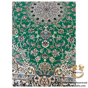 Handmade Wool Silk | Nain Persian Rug | RN8015-Persiada Persian Handicrafts Handmade Wool Silk | Nain Persian Rug | RN8015-Persiada Persian Handicrafts