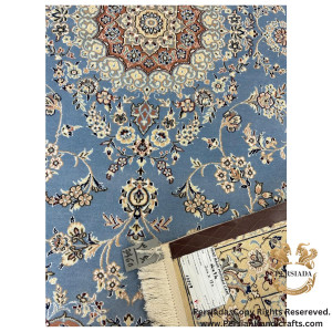 Handmade Wool Silk | Nain Persian Rug | RN8016-Persiada Persian Handicrafts Handmade Wool Silk | Nain Persian Rug | RN8016-Persiada Persian Handicrafts