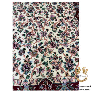 Handmade Wool Silk | Nain Persian Rug | RN8018-Persiada Persian Handicrafts Handmade Wool Silk | Nain Persian Rug | RN8018-Persiada Persian Handicrafts