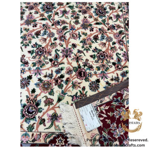 Handmade Wool Silk | Nain Persian Rug | RN8018-Persiada Persian Handicrafts Handmade Wool Silk | Nain Persian Rug | RN8018-Persiada Persian Handicrafts